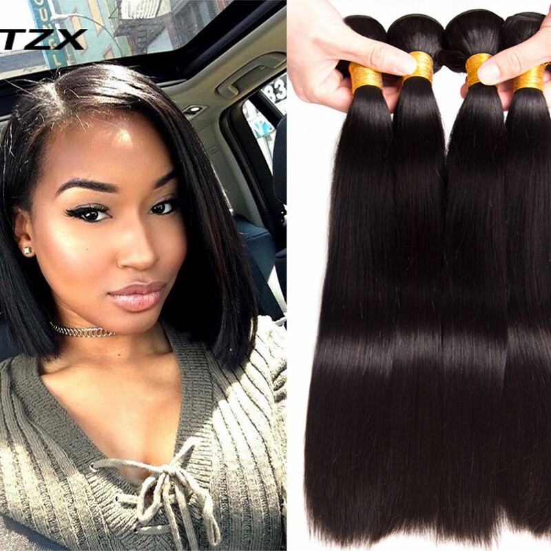 Real human hair wig straight human hair natural color Indian straight hair curtain wig factory wholesale