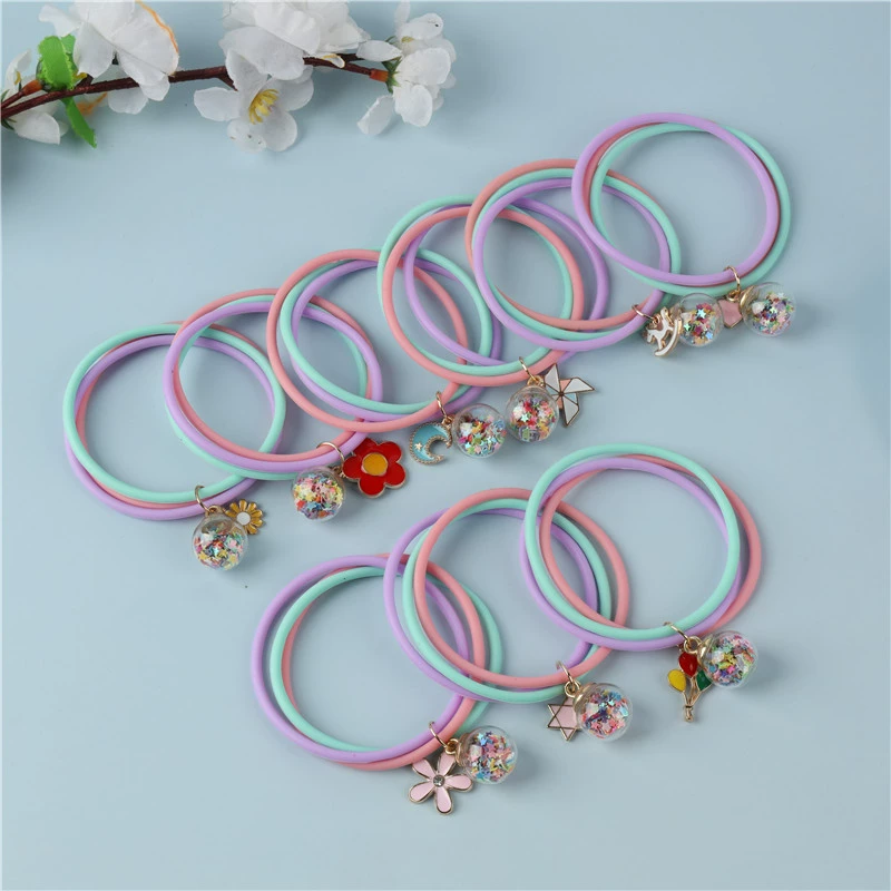 Корейский стиль милая девушка конфеты цвет завод комаров силиконовый браслет желе цвет Экологически чистая светящаяся эластичная мягкая резинка