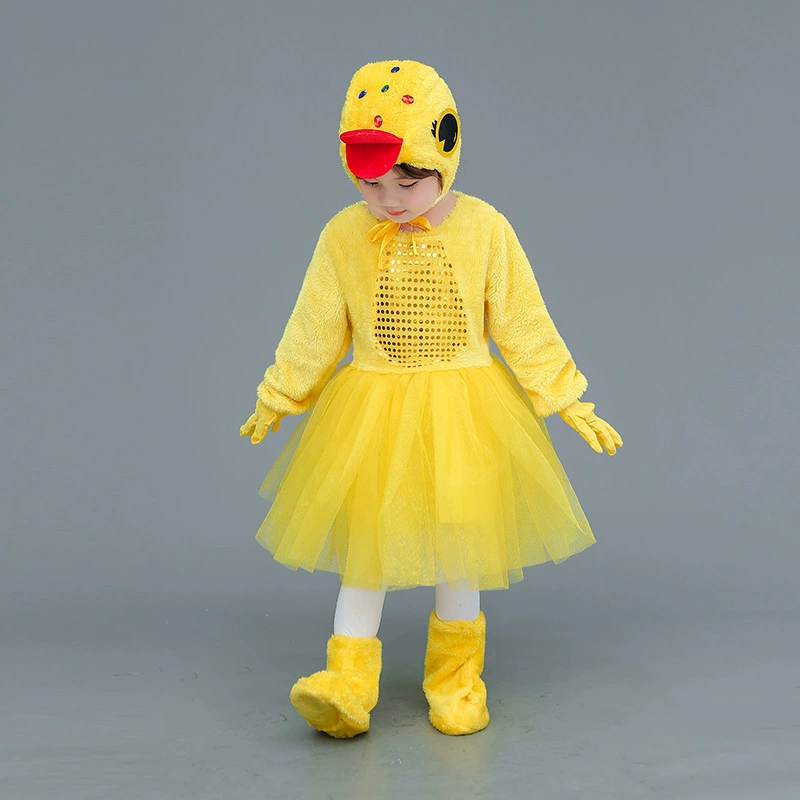 Детский костюм (B.Duck) дизайн утка и цыпленок, шляпа/ободок, размеры 110–160 см