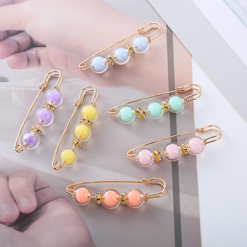 Trousers waist pin, waist size change, small brooch, women's fixed clothing overalls, skirt waist, anti-exposure trousers pin buckle