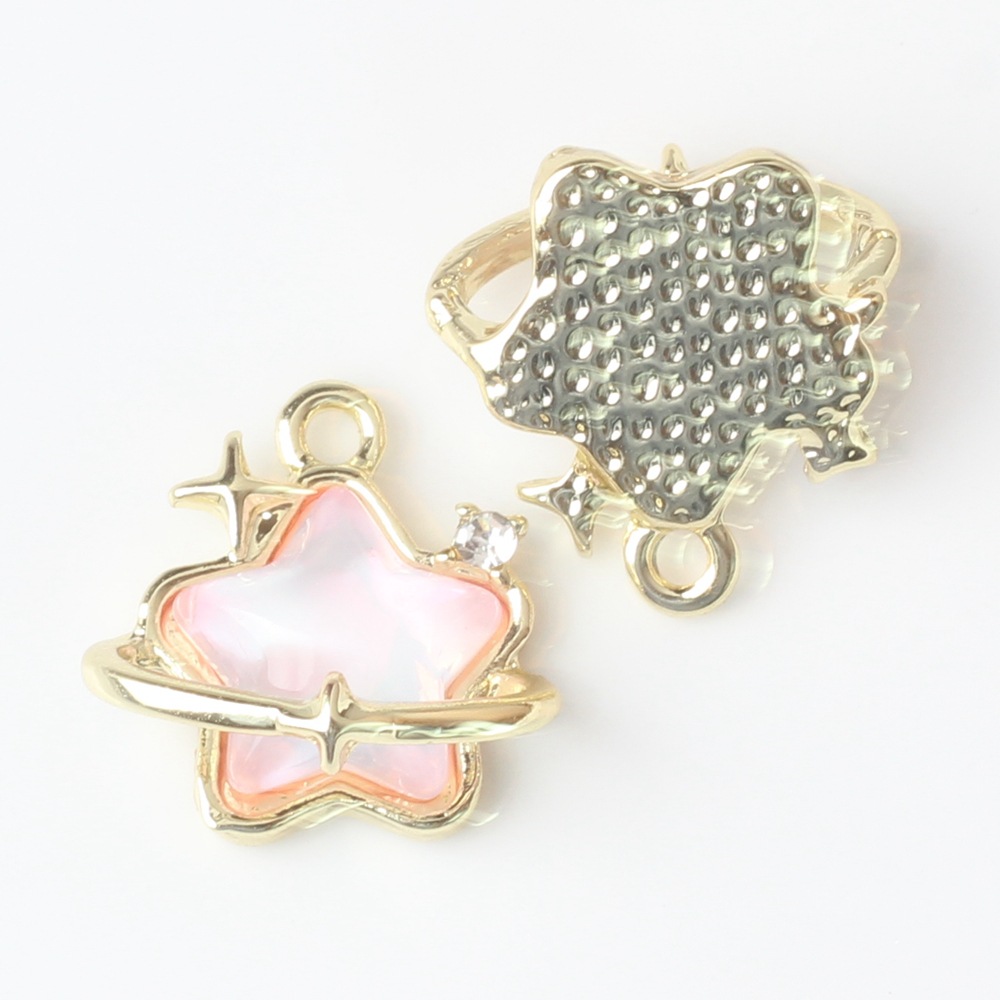 20g Weight Pendant Jewelry Making Type Rhinestones Inlay Material DIY Jewelry Accessories Classification 10 PCS/Package Quantity Alloy Material Star Pattern Plating, Inlay Design Casual, Sweet Style 10 PCS/Package Alloy Rhinestones Star Pendant 2