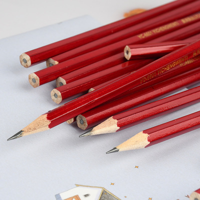 廠家批發原木鉛筆HB大皮頭鉛筆 小學生帶橡皮頭六角大頭鉛筆