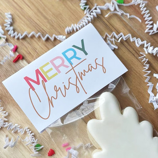 Cross-Border Manufacturers Provide Mass Customization of High-Quality Color Printed Logo Christmas Gift Card Head Packaging