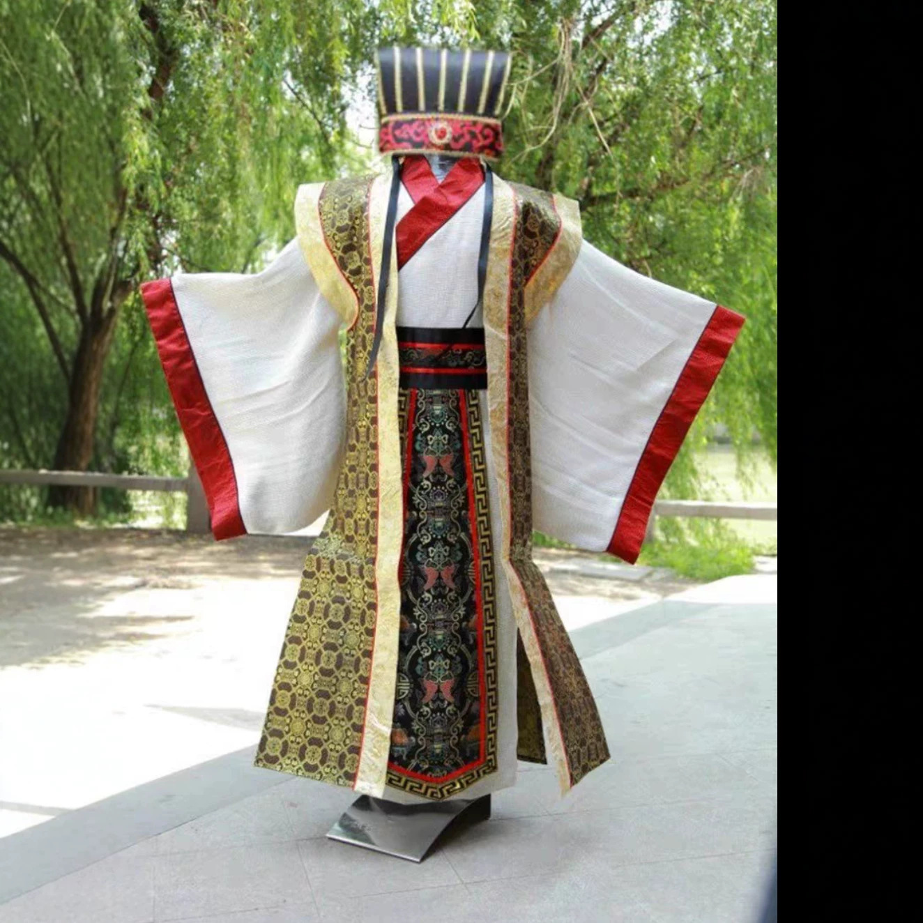 采购产品男性古代服装，汉代，诸葛亮大臣官服，军事大师的屠杀，