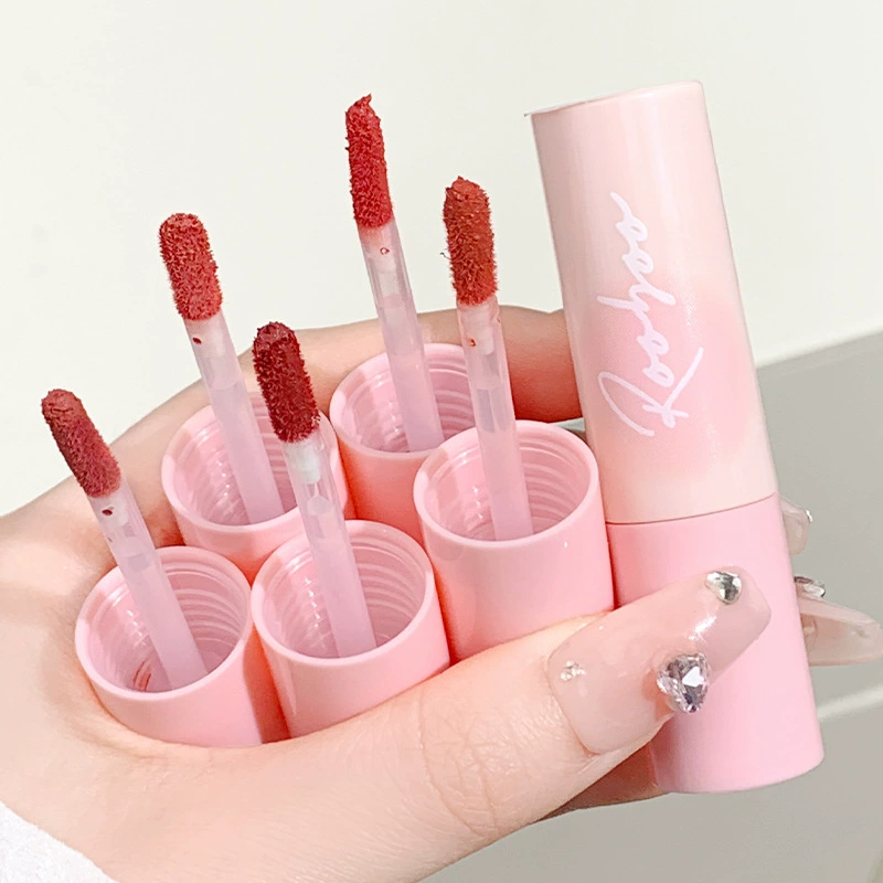 ROOBOO Huanye Dream Milk Mist Lip Glaze для осветления, лёгкий и мягкий туман для губ, рекомендуется студентам для увлажнения, осветления и повышения яркости.