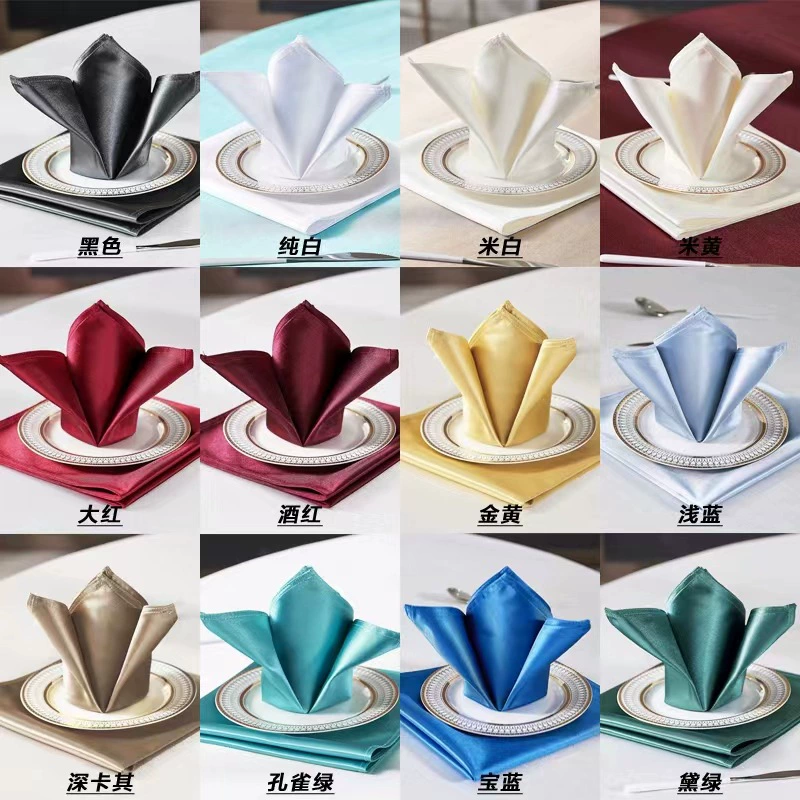 Отель рот ткань высокого класса отель специальный складной салфетки ткань Западная еда шарф Банкетный Кубок ткань мат