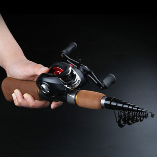 Mini Lou Ya Rod Portable Ultra Short Telescopic Lou Ya Rod suit Short Junctions Bridge Head Rod Ice Fishing Rod Fishing Rod