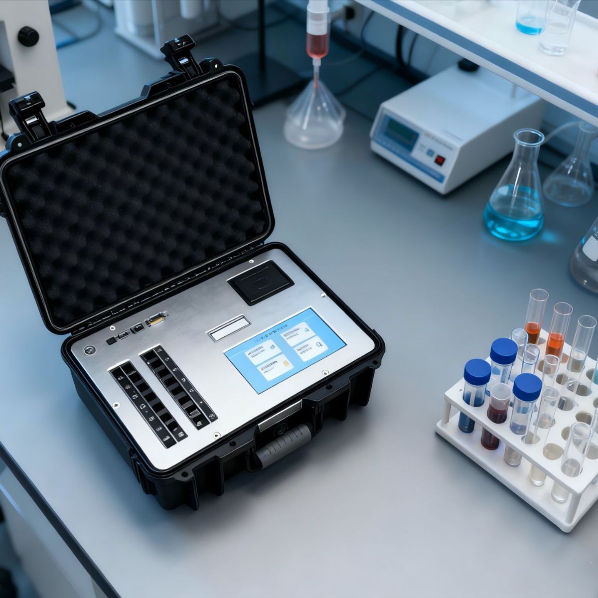 多功能食品安全检测仪农兽药水产畜禽重金属多模块胶体金通用