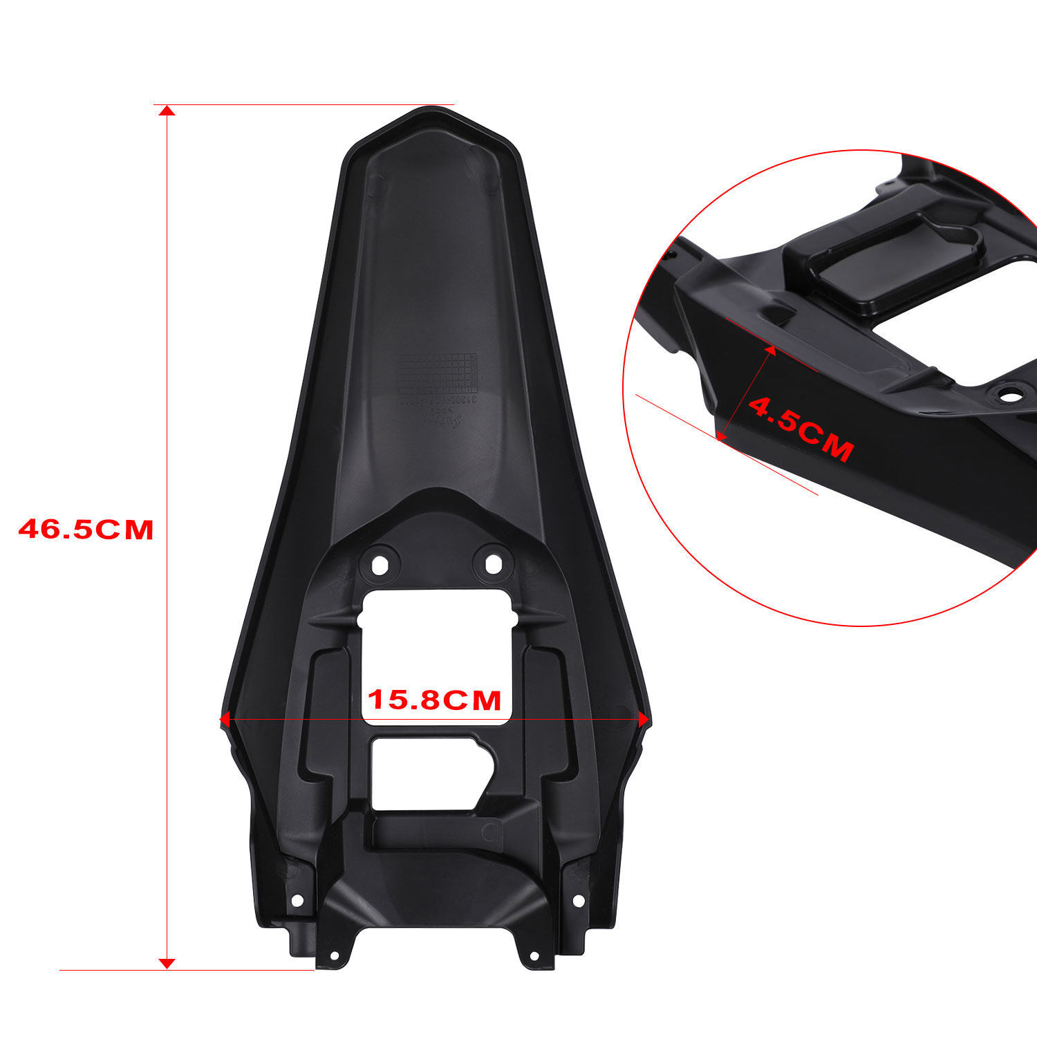 Suitable for Sur-Ron Qilong Jifeng Rear Fender Modification Carbon Fiber Pattern Shock Absorber Mudguard Rear Wheel Splash Guard Fender
