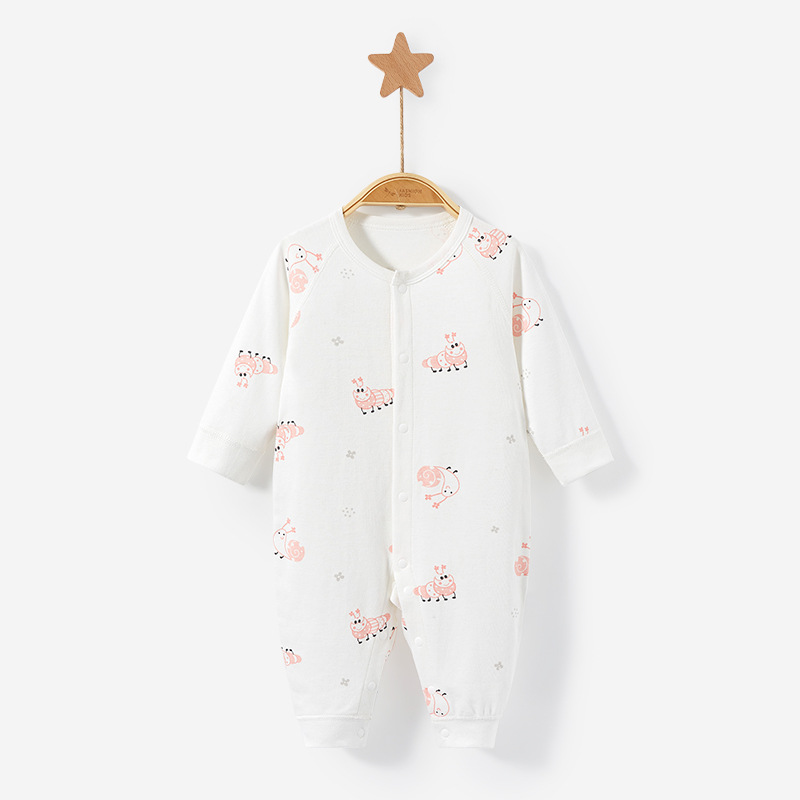 Mono para bebé para primavera, otoño e invierno, ropa de dormir de algodón para recién nacido, ropa cálida unisex para otoño, pelele, traje para gatear, ropa de bebé.