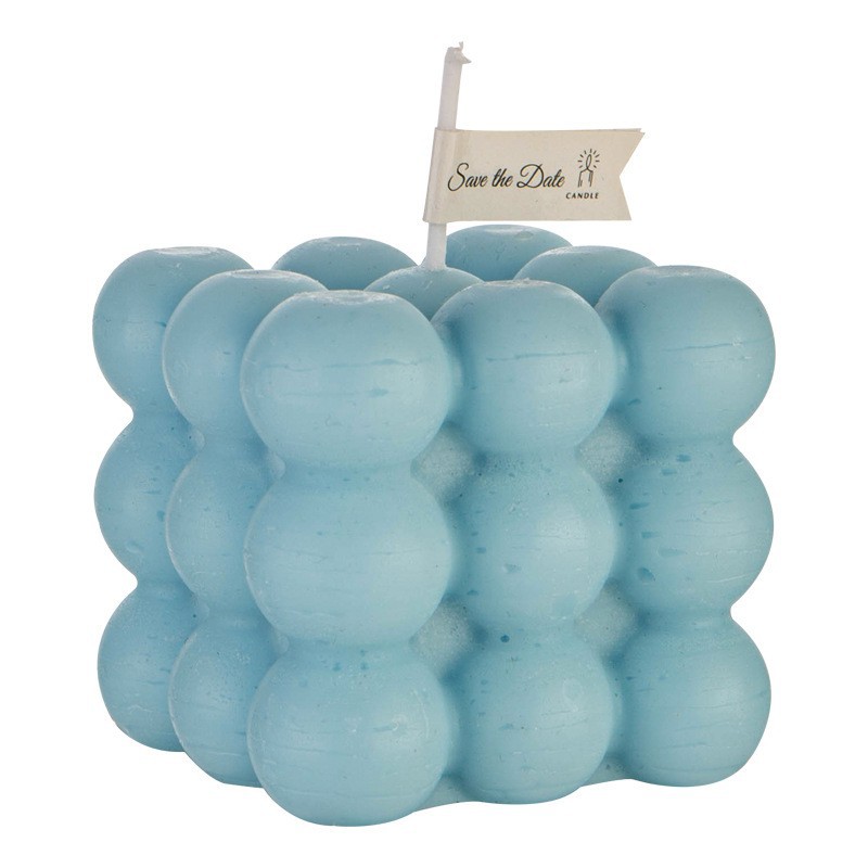 Cubo de cera de soja hecho a mano aromaterapia vela regalo de cumpleaños para novia sentido alto regalo de la mano fragancia decoración del dormitorio