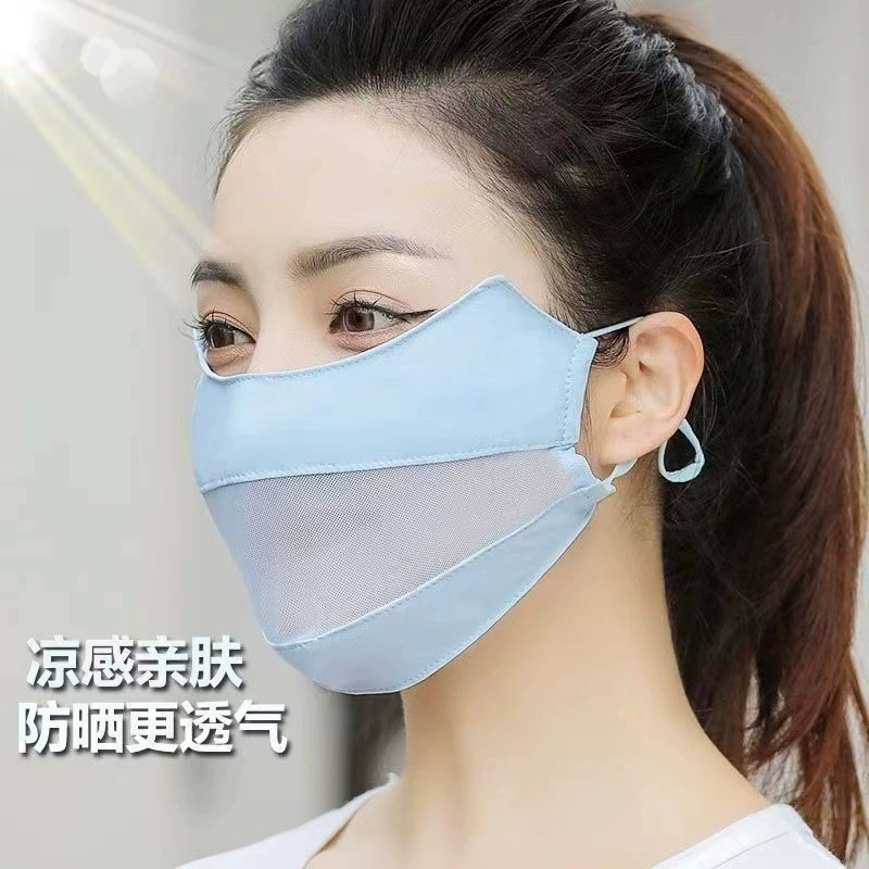 Summer thin silk breathable travel three dimensional medical mask, eyes protection