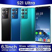 价低智能手机S21 Ultra跨境新款外贸手机工厂东南亚冲量512+4代发