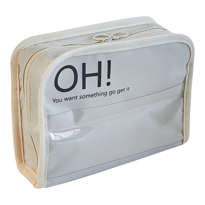 Estuche para lápices de lona de gran capacidad ins caja de papelería japonesa para niñas bolsa de papelería de alto valor bolsa de dolor multicapa caja de lápices