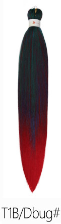 PVC fibra química de baja temperatura fluffy EZ trenza grande trenza fácil trenza image 24