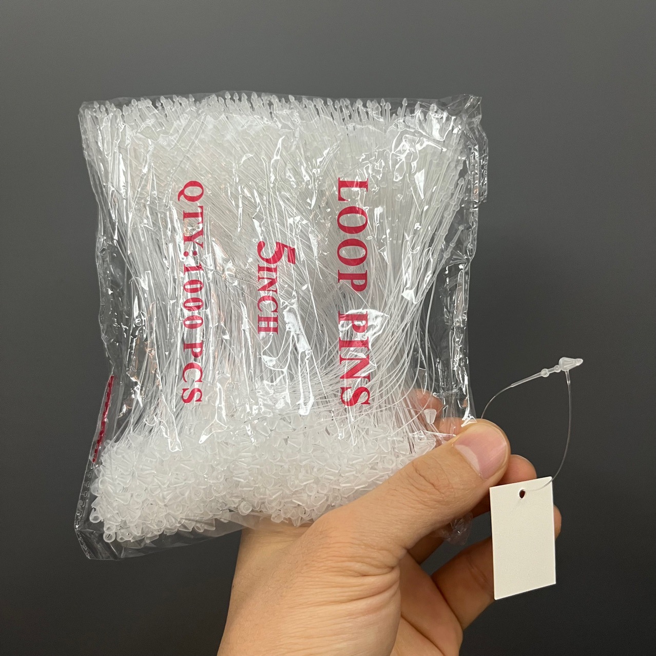 Plastic Material Basic Solid Color Plastic Ornament Packing Ribbon 1000 Pieces Per Pack
