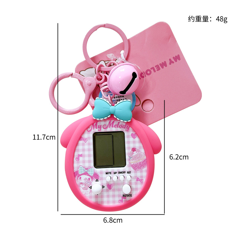 Genuine Sanrio Star Tea Party máquina de juego llavero colgante Yugui perro coolomi Pacha perro mochila adornos