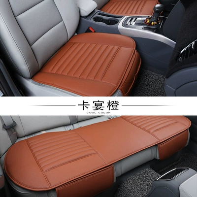 Seat cushion, seat cover | Car Products Car Cushion - upgraded-three-piece-set-orange-standard