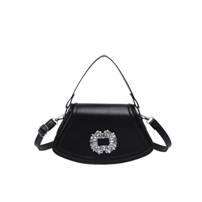 Bolsa pequeña para mujeres 2024 verano nuevo estilo de belleza de un solo hombro estilo de tendencia de textura exterior de color sólido bolso de asiento bolso