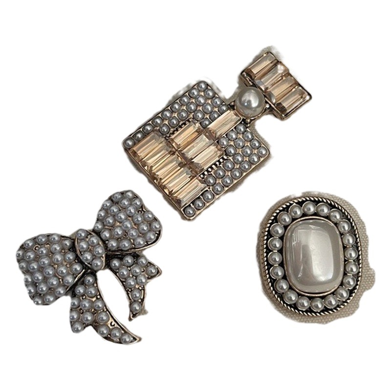 中古アクセサリーブローチセット大衆デザイン高級感ネクタイピン胸花セット2023秋服アクセサリー