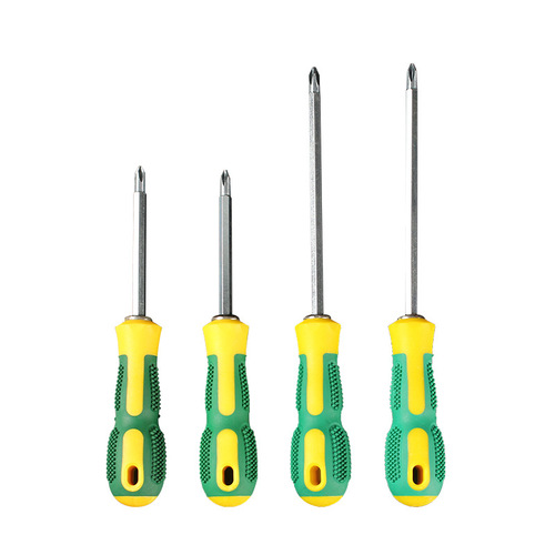 Screwdriver assembly tool with massage handle, dual-purpose cross screwdriver, combination flathead screwdriver