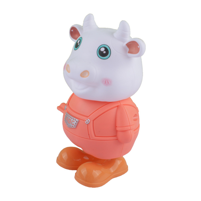 Tiktok mismo estilo sinuoso ternero juguete para niños Primavera de dibujos animados lindo regalo puesto fuerte sinuoso juguete al por mayor