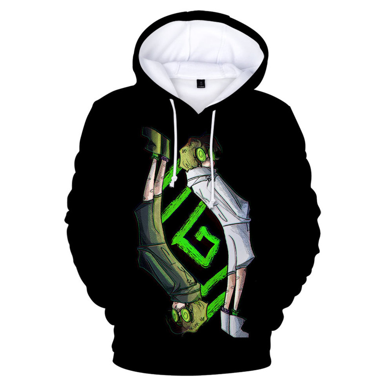 Karl jacobs COS peripheral Series 3D digital printing cross-border new sweater casual long-sleeved hoodie