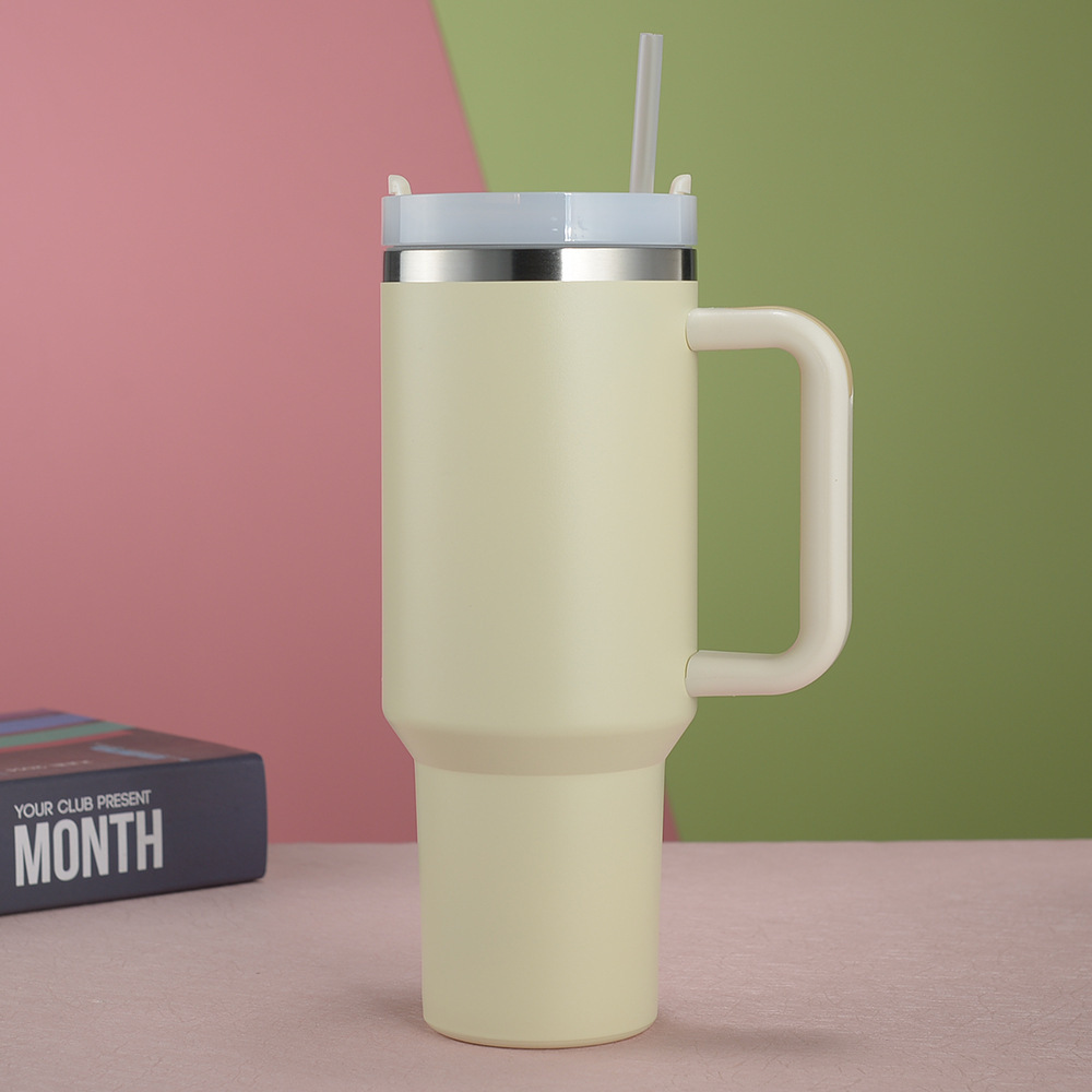 Vaso de aislamiento de acero inoxidable transfronterizo de Amazon Stanley con mango de segunda generación taza de automóvil taza de gran capacidad al por mayor