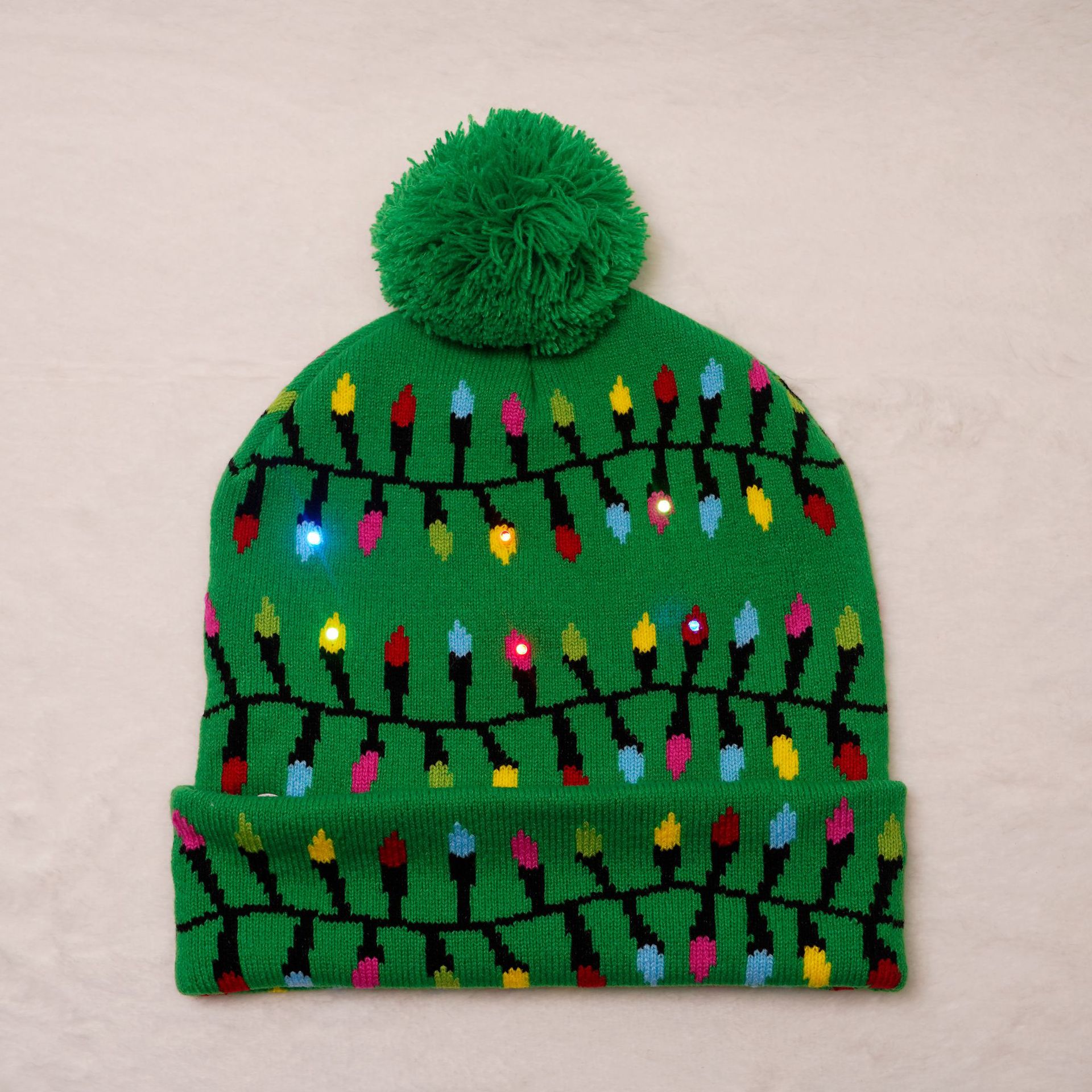 Unisex IG Style Santa Claus Snowman Elk Eaveless Wool Cap display picture 16