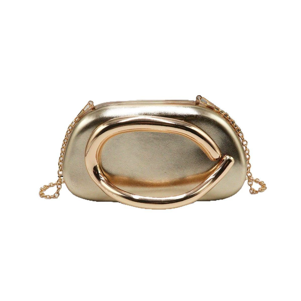Маленькая clutch-сумка, дизайн в стиле ретро, металлический ящик, через плечо, (торговля через границу)