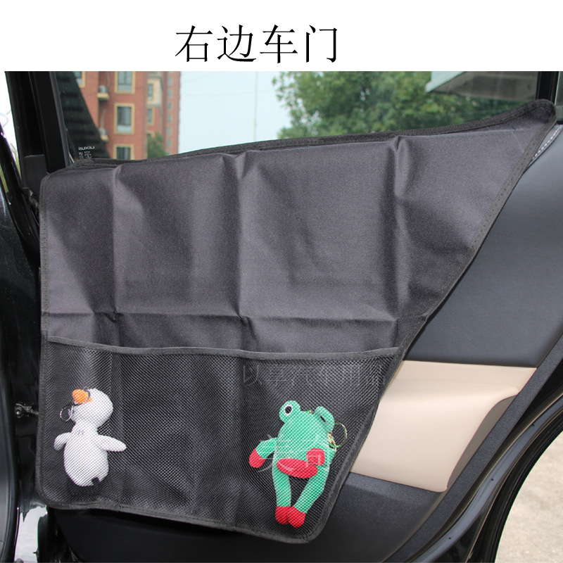 Amazon Supply Car Pet Mat puerta lateral anti-arañazos anti-kick Oxford tela estera protectora del coche Pet Supplies