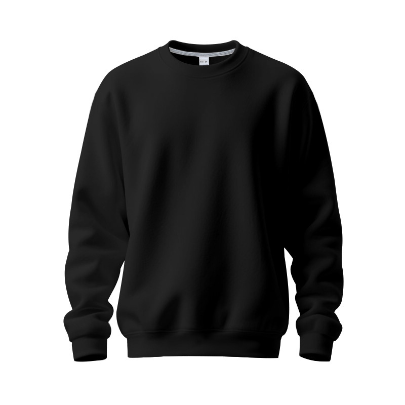 Men's Fleece Sweater Round Neck Casual Pullover For Autumn_voghion.com
