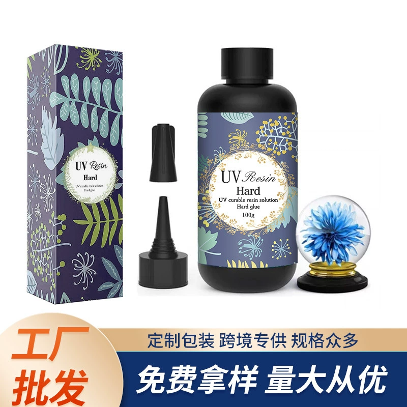 УФ капельного клея с низким запахом экологически чистый высокий прозрачный кристалл капающий клей ювелирные изделия слоистые смолы материал для ногтей УФ-афотный клей