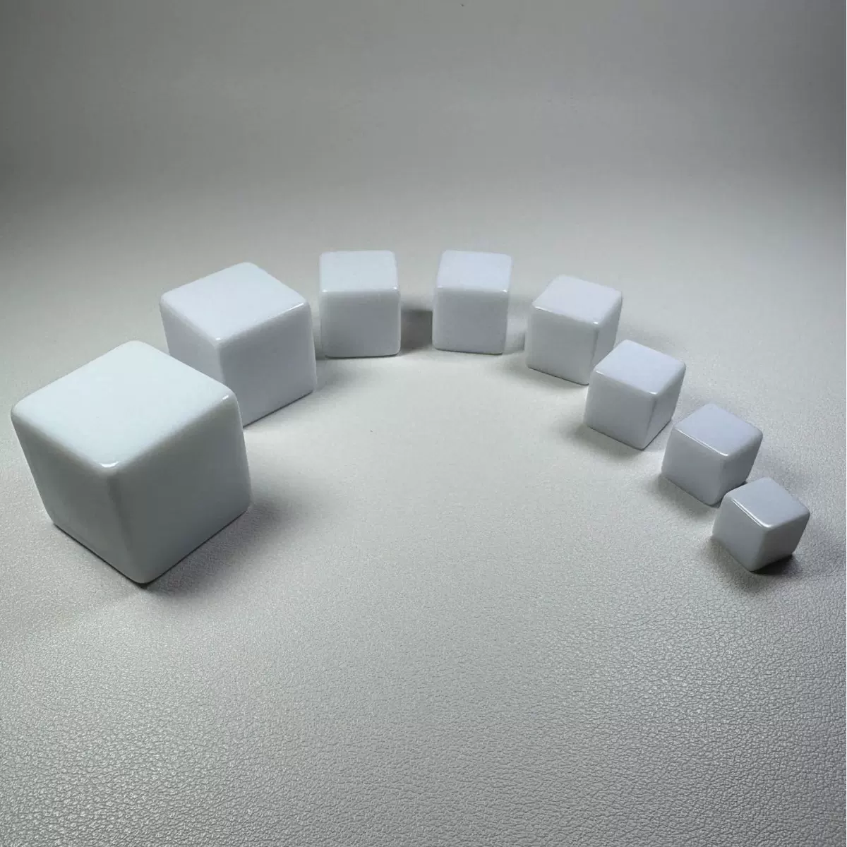 定制直角方角白色12mm14mm16mm18mm19mm20mm22mm25mm30mm光板骰子