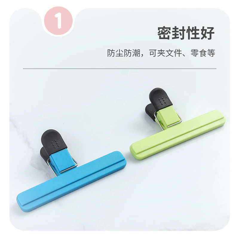 Копия silicone fresh -keeping clip многоцелевой пищевой - grade герметичная застежка для закусок, влагостойкая, простой пластиковый пакет - закрутка