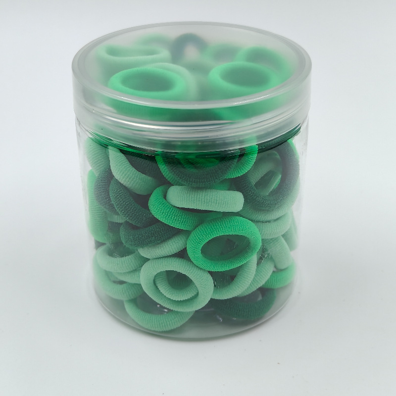 Fábrica directa enlatada de alta elasticidad no daña cabello de cabello de chicas anillo de toalla simple banda de goma cabello de cabello anillo de cabello de bebé