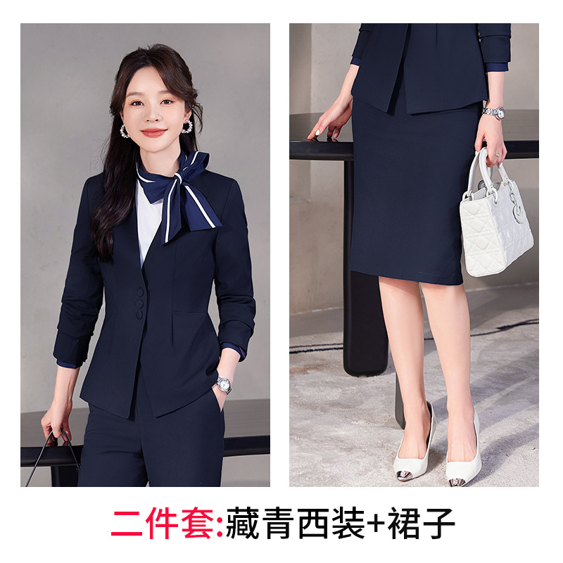 6290 네이비 슈트 + 스커트