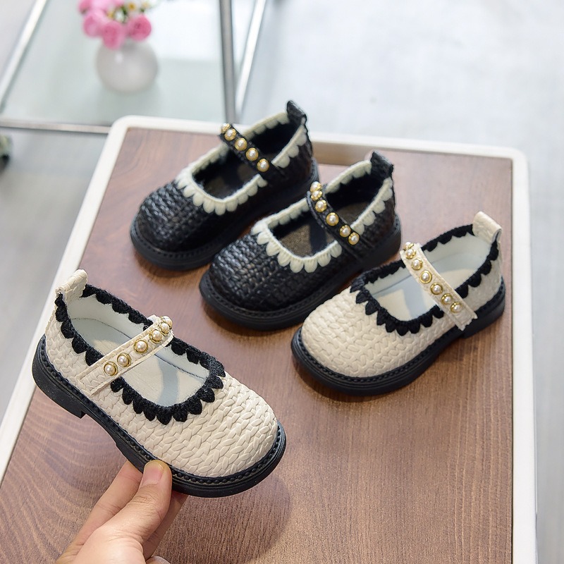 Zapatos de niñas princesa zapatos de cuero 2026 primavera de moda con suela suave para niños pequeños y medianos niñas jardín de infantes zapatos de espectáculo para bebés image 3