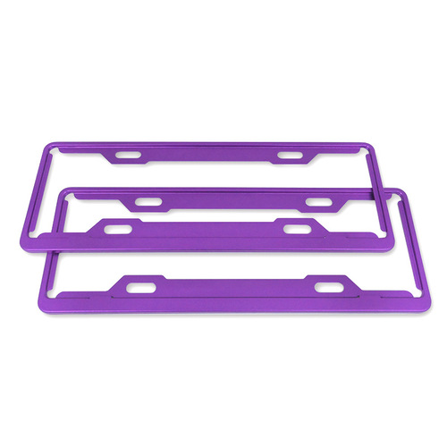 New Traffic Regulations Colored Aluminum Alloy License Plate Frame LOGO Silk Screen License Plate Frame License Plate Frame Thick Automotive Supplies