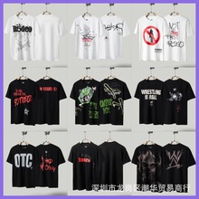 25SS��ʽ�߽�Travis Scott Cactus Jack�����¿�ӡ����Ůͬ�����