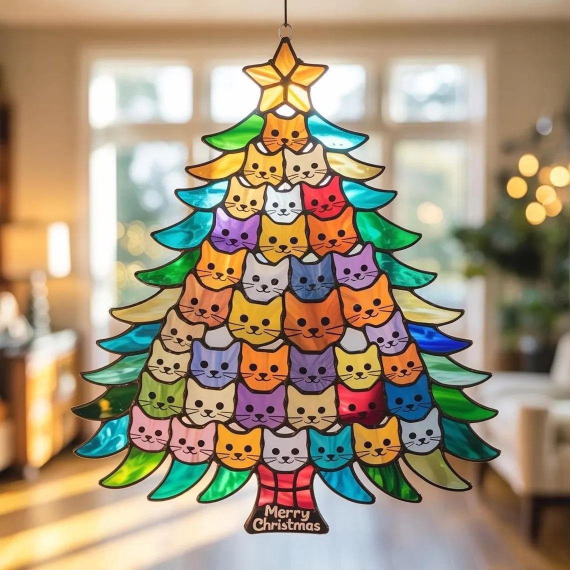 Nuevos productos transfronterizos de acrílico plano de simulación de pájaros colgante de decoración de Navidad árbol de Navidad colgante de decoración para el hogar image 28