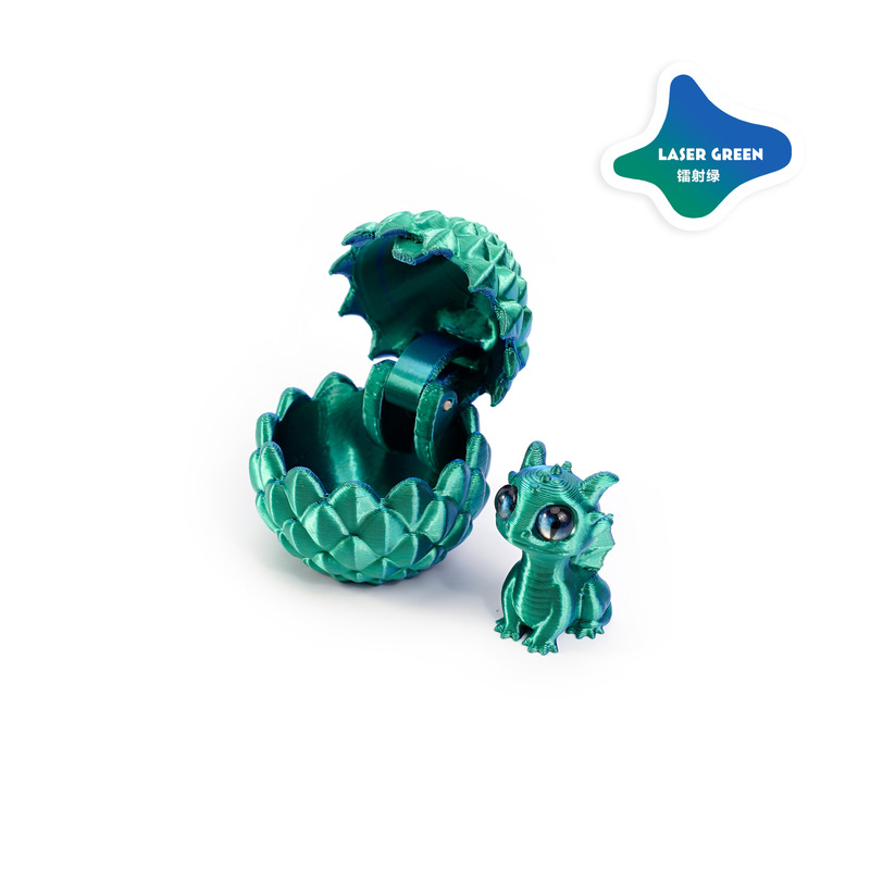 3Dプリント開閉ドラゴンエッグセット、かわいいペットドラゴンオーナメント、手作りギフト、組み立てられたカラフルな装飾、クリエイティブでトレンディなおもちゃ|undefined