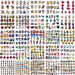 クロックス靴フラワーシューバックル 150 セットホット販売クロコアクセサリー DIY 漫画 Zhibixing pvc ソフトゴム靴アクセサリー