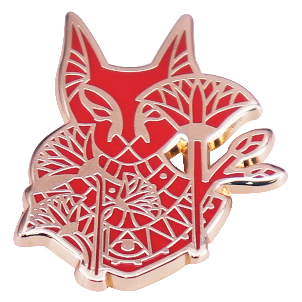 巴斯特古埃及女神保护妇女儿童珐琅别针时尚个性背包装饰