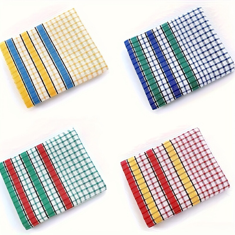 4 Pack in stock generation paste generation into the warehouse Amazon a lot of hot-selling flat cloth polyester cotton kitchen towel kitchen towel