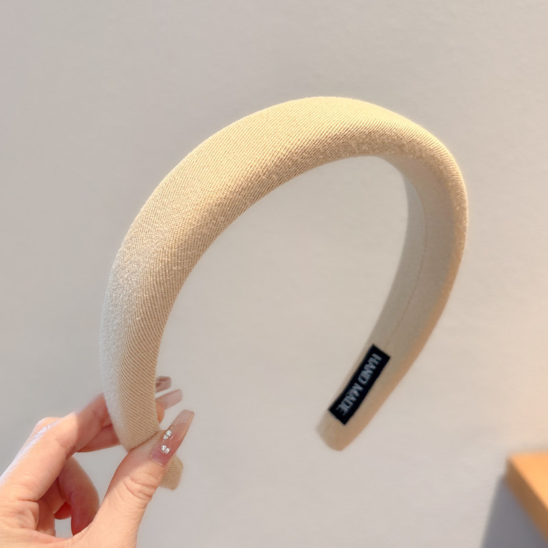 Diadema alta para mujer, nueva colección 2026, accesorio para el cabello estilo Chanel francés, elegante banda ancha para el cabello.