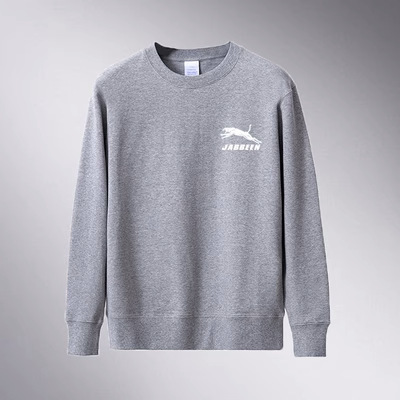 Spring and Autumn Men's Casual Loose Long Sleeve Hooded Sweatshirt Printed Top Outerwear with Fleece Winter Large Men's Clothing