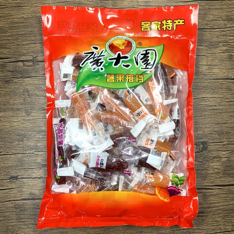 连城广大园地瓜干红水晶紫水晶薯仔软糯Q弹1000克*12包