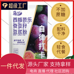 现货代发西梅芭乐奇亚籽豆浆粉175克袋装饱腹膳食早餐代餐营养