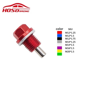 Avtomobil universal alüminium ərintisi maqnit yağ boşaltma tıxacı M121416182024